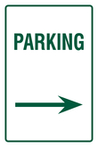 Parking & Right Hand Arrow